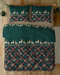 Pościel Świąteczna 200x220cm + 2x70x80 - zimowa 100% bawełna, wzór: 5818 B (1)