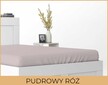 Prześcieradło 90x200 SATYNA z gumką pudroworóżowe (2)