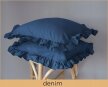 Poszewka na poduszkę 40x40 z FALBANĄ 2pak DWIE poszewki 40x40 kolor DENIM (5)