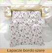 POŚCIEL HOTELOWA 160x200 BAWEŁNA 100% Łapacz bordo (3)