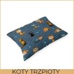 Poszewka 70x80cm na poduszkę 100% bawełna wzór: Koty Trzpioty (2)