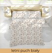 Pościel  140x200cm, 70x80cm, 140g/m2, bawełna 100% : letni puch biały (3)