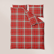 Komplet Pościeli 160x200 + 2x70x80, 100% Bawełna, 140g/m2, wzór: Krata Czerwona (2)