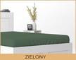 Prześcieradło 90x200 SATYNA z gumką zielone (2)