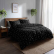 POŚCIEL Z KORY 220x200cm PREMIUM 100% BAWEŁNA KORA Milano Czarno - Białe (7)