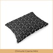 Poszewka 70x80 na poduszkę 100% bawełna wzór: Chmurki Czarne Mini (2)