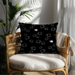 Poszewka 70x80cm na poduszkę 100% bawełna wzór: Baranki Czarne (2)