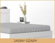 Prześcieradło 140x200 SATYNA z gumką jasnoszary (2)