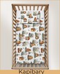 Pościel w kapibary 90x120 pościel kapibara biała CERTFIKAT - 100% bawełna (3)