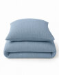Pościel muślinowa 90x120 dziecięca - dwuwarstwowy muślin 140g/m2 + bawełna 120g/m2 Blue (4)