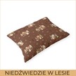 Poszewka 70x80cm na poduszkę 100% bawełna - NIEDŹWIEDZIE W LESIE (2)