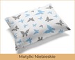 Poszewka 70x80cm na poduszkę 100% bawełna wzór: Motylki Niebieskie (2)