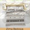 Pościel z Kory 160x200 + 2x70x80 Bawełna 100% Bielawa Produkt Polski - Zima Beżowa (7)