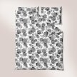 Komplet Pościeli 160x200 + 2x70x80, 100% Bawełna, 140g/m2, wzór: 1652 szary (9)