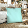 Poszewka na poduszkę 100% bawełna 40x40cm, jasiek, certyfikat- mint (1)