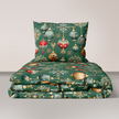 Komplet Pościeli Świątecznej 160x200 + 2x70x80, 100% Bawełna, 140g/m2, wzór: Christmas38 (1)