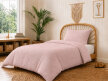 Pościel muślinowa 100x135 dziecięca - dwuwarstwowy muślin 140g/m2 + bawełna 120g/m2 Pink (1)