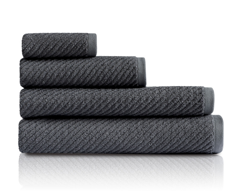 RĘCZNIK KĄPIELOWY 100x150 SPA HOTELOWY Bawełniany 550g/m2 CHŁONNY - FORTE grafit (2)