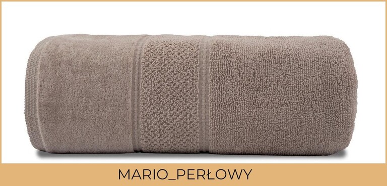 RĘCZNIK KĄPIELOWY 50x90 SPA HOTELOWY mały Bawełniany 480g/m2 CHŁONNY - MARIO perłowy (2)