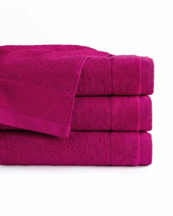 RĘCZNIK KĄPIELOWY 50x90 SPA HOTELOWY mały Bawełniany 550g/m2 CHŁONNY - VITO amarant (2)