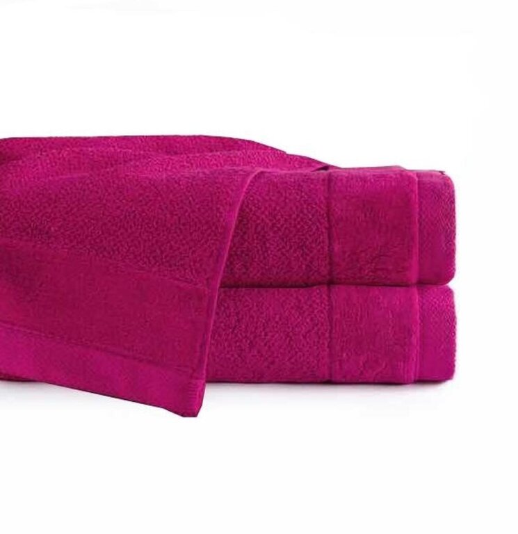 Zestaw 2x RĘCZNIK KĄPIELOWY 70x140 SPA HOTELOWY Duży Bawełniany 550g/m2 - VITO amarant (5)