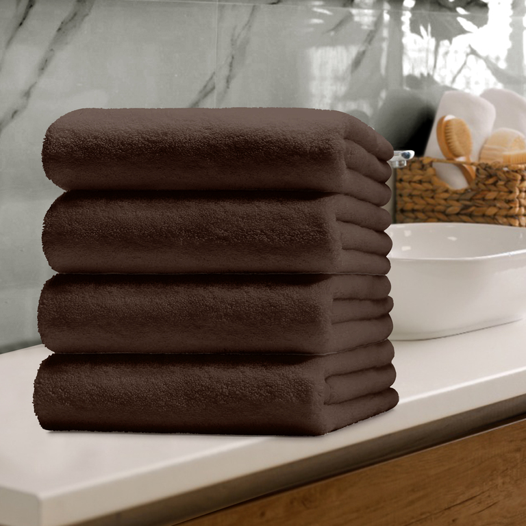 RĘCZNIK FROTTE 50x100 KĄPIELOWY BAWEŁNA 100% 500g/m2 CHŁONNY - Coffe (5)
