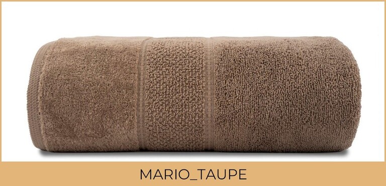 RĘCZNIK KĄPIELOWY 50x90 SPA HOTELOWY mały Bawełniany 480g/m2 CHŁONNY - MARIO taupe (2)