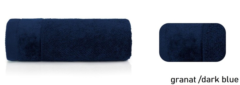 RĘCZNIK KĄPIELOWY 100x150 SPA HOTELOWY Bawełniany 550g/m2 CHŁONNY - VITO granat (2)