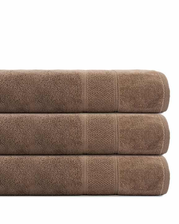 RĘCZNIK KĄPIELOWY 50x90 SPA HOTELOWY mały Bawełniany 480g/m2 CHŁONNY - MARIO taupe (4)