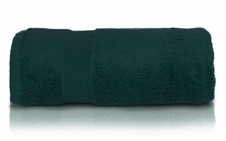 RĘCZNIK KĄPIELOWY 50x90 SPA HOTELOWY mały Bawełniany 600g/m2 CHŁONNY - ROCCO ciemny zielony (1)