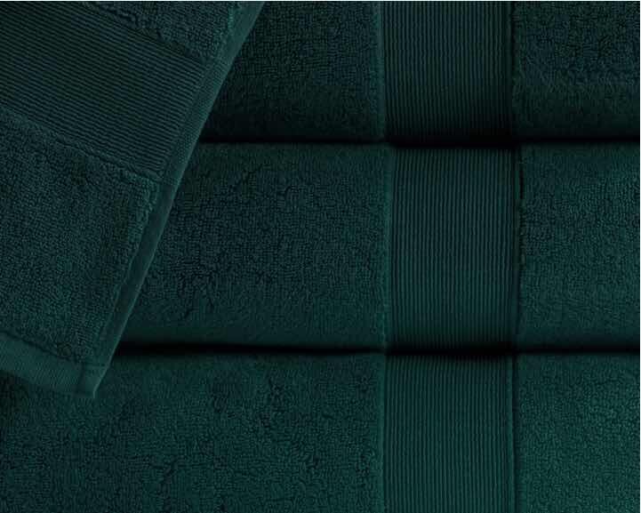 RĘCZNIK KĄPIELOWY 50x90 SPA HOTELOWY mały Bawełniany 600g/m2 CHŁONNY - ROCCO ciemny zielony (2)