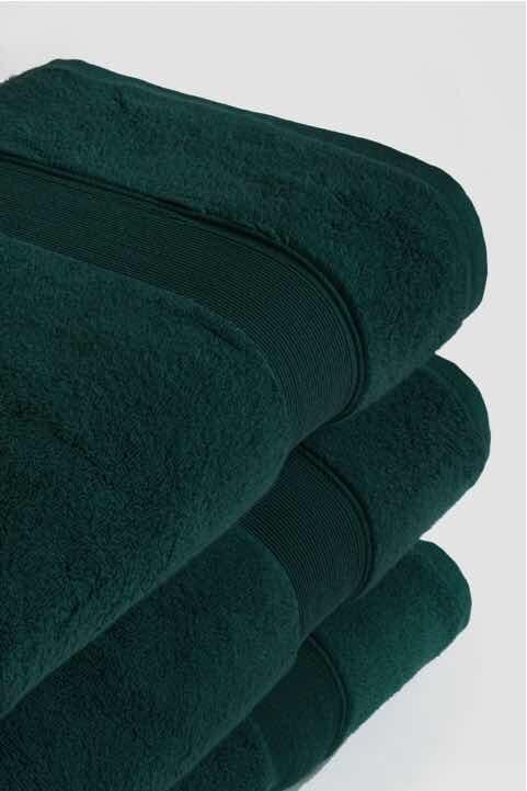 RĘCZNIK KĄPIELOWY 50x90 SPA HOTELOWY mały Bawełniany 600g/m2 CHŁONNY - ROCCO ciemny zielony (3)