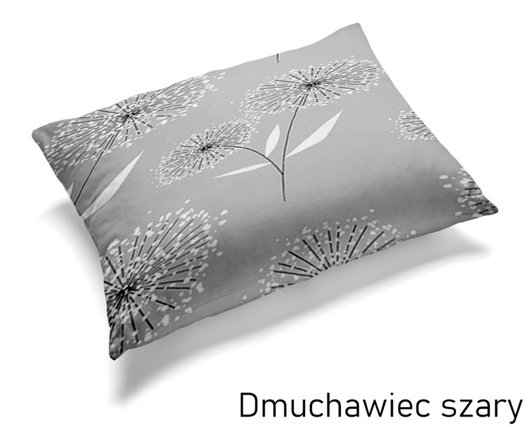 Poszewka 70x80cm na PODUSZKĘ z KORY Dmuchawiec szary (2)