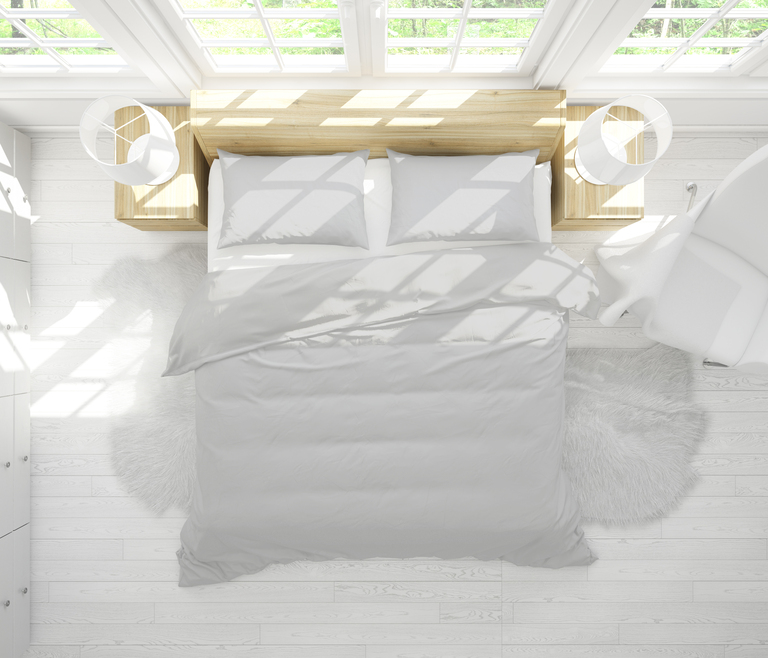 POŚCIEL HOTELOWA 160x200 + 1 poszewka - BAWEŁNA 100%, kolor: STALOWY (3)