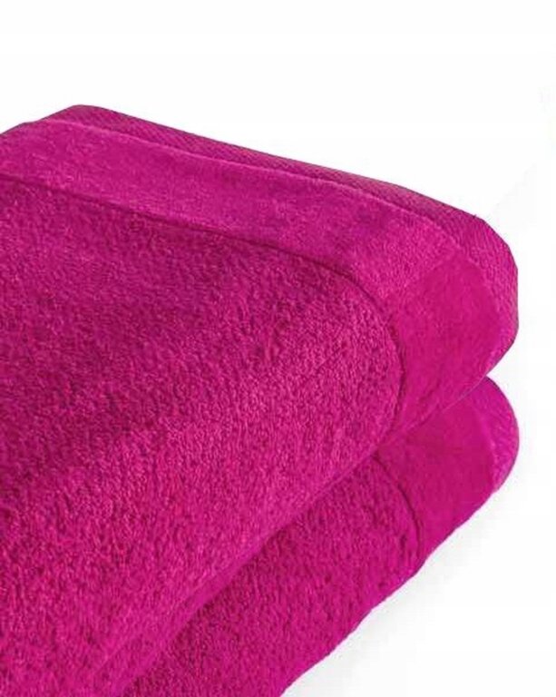 Zestaw 2x RĘCZNIK KĄPIELOWY 70x140 SPA HOTELOWY Duży Bawełniany 550g/m2 - VITO amarant (8)