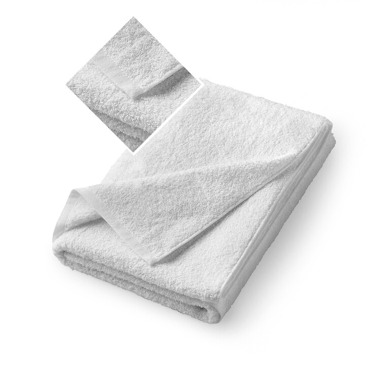 RĘCZNIK KĄPIELOWY 100x150 SPA HOTELOWY Bawełniany 500g/m2 CHŁONNY - White (1)