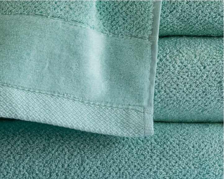 RĘCZNIK KĄPIELOWY 50x90 SPA HOTELOWY mały Bawełniany 550g/m2 CHŁONNY - VITO  jasno turkusowy (3)