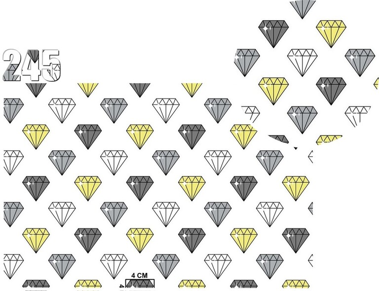 Tkanina na metry, Materiał do szycia, Tkanina, 100% BAWEŁNA, 160cm, 245 diament (2)