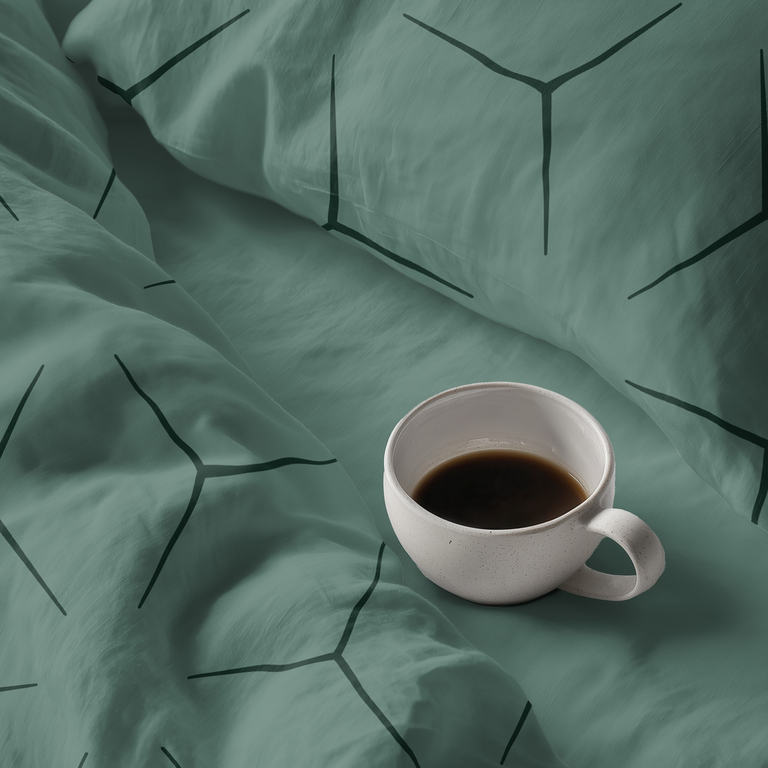 Komplet Pościeli 160x200 + 2x70x80, 100% Bawełna, 140g/m2, wzór:  MILANO OLIWKA (11)
