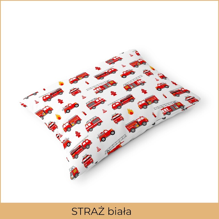 Poszewka 70x80cm na poduszkę 100% bawełna wzór: Straż na białym (2)