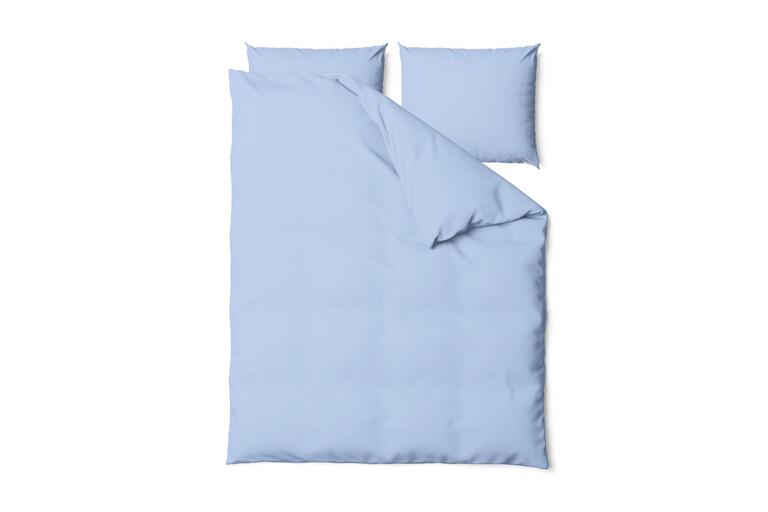 POŚCIEL HOTELOWA 160x200 + 1 poszewka - BAWEŁNA 100%, kolor: NIEBIESKI (2)