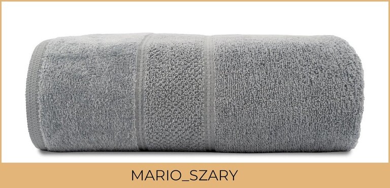 RĘCZNIK KĄPIELOWY 70x140 SPA HOTELOWY Duży Bawełniany 480g/m2 CHŁONNY - MARIO szary (2)