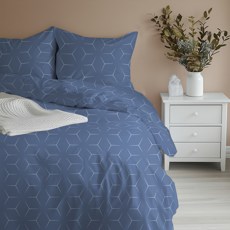 Pościel z Kory 160x200 + 1x70x80 KOMPLET PREMIUM : Milano Jeans (7)