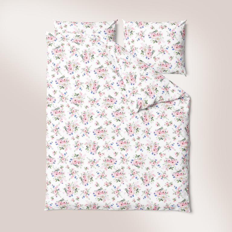  Pościel z Kory 140x200 + 1x70x80 Bawełna 100% Bielawa Produkt Polski - Jabłonka biała (2)
