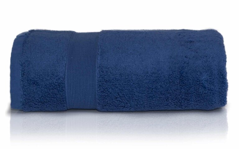 RĘCZNIK KĄPIELOWY 50x90 SPA HOTELOWY mały Bawełniany 600g/m2 CHŁONNY - ROCCO ciemny niebieski (1)