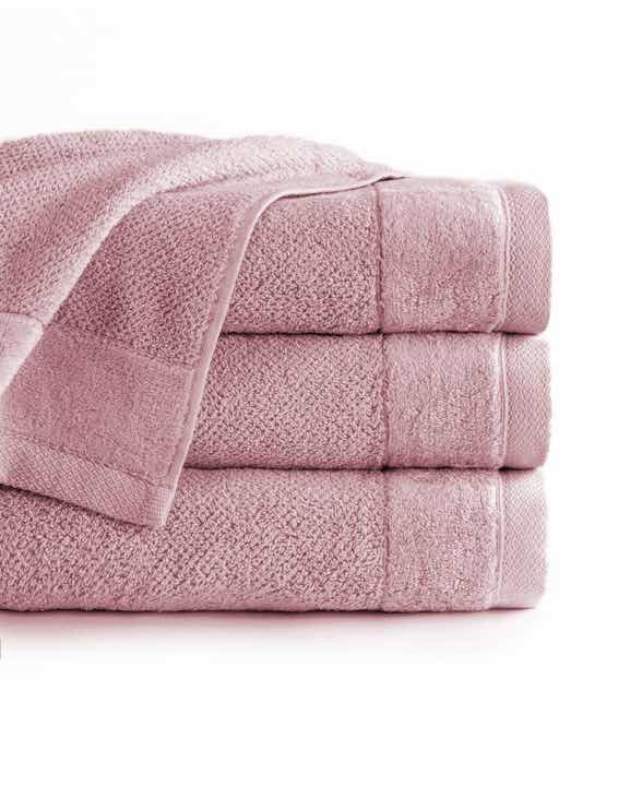 RĘCZNIK KĄPIELOWY 50x90 SPA HOTELOWY mały Bawełniany 550g/m2 CHŁONNY - VITO pudrowy róż (2)
