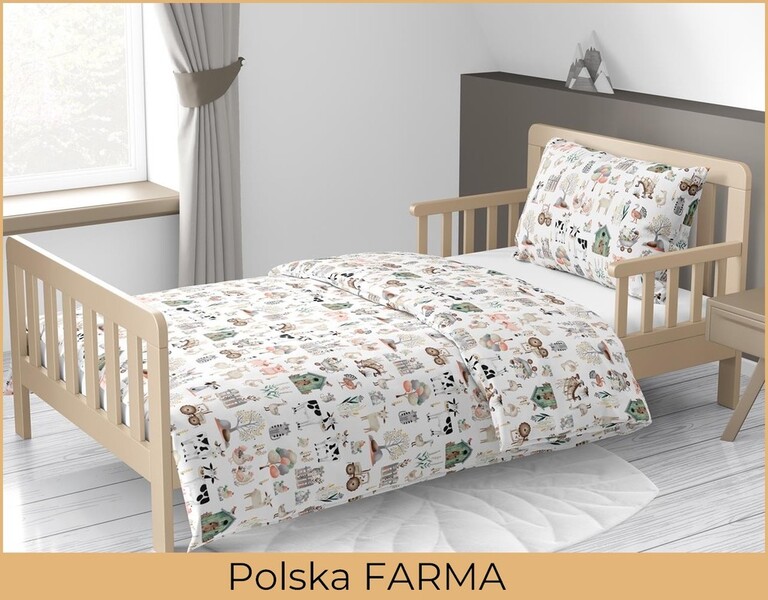 Pościel DZIECIĘCA 160x200 dla dziecka 100% bawełna CERTFIKAT Polska Farma (3)
