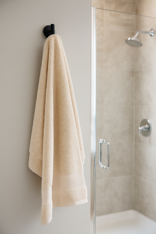 RĘCZNIK KĄPIELOWY 70x140 SPA HOTELOWY Duży Bawełniany 450g/m2 CHŁONNY - PARIS Beż (2)