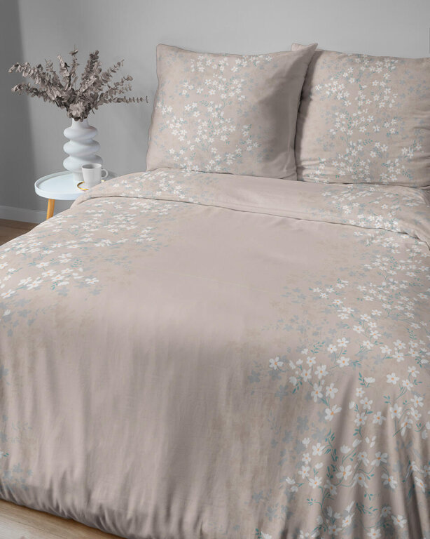 Komplet Pościeli 160x200 + 2x70x80, 100% Bawełna, 140g/m2, wzór: 5062_A (2)