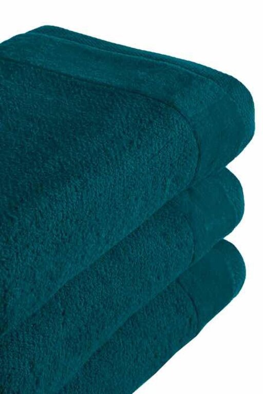 Zestaw 4x Ręczniki Bawełniane VITO 550 g/m2 – 2x 70x140 + 2x 50x90 | Hotelowe SPA Turkus (2)